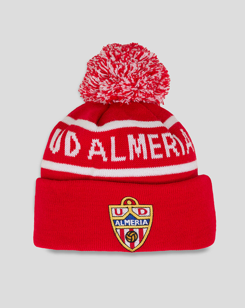 ALMERIA GORRO CON POMPÓN PARA JUNIOR - ROJO
