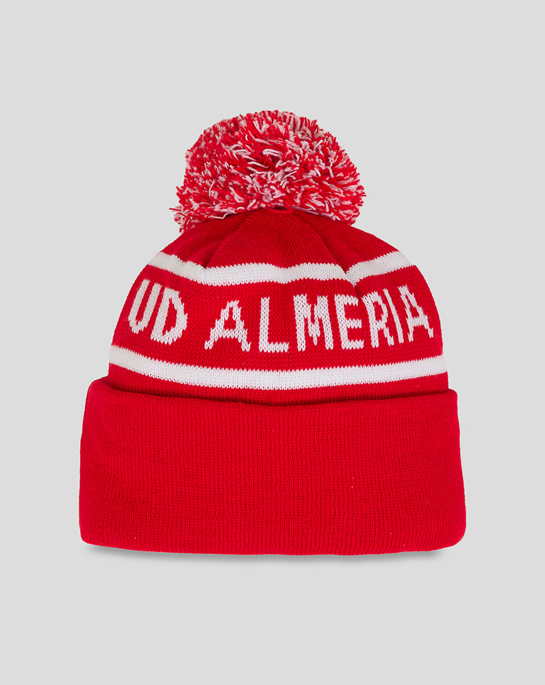 ALMERIA GORRO CON POMPÓN PARA ADULTOS - ROJO