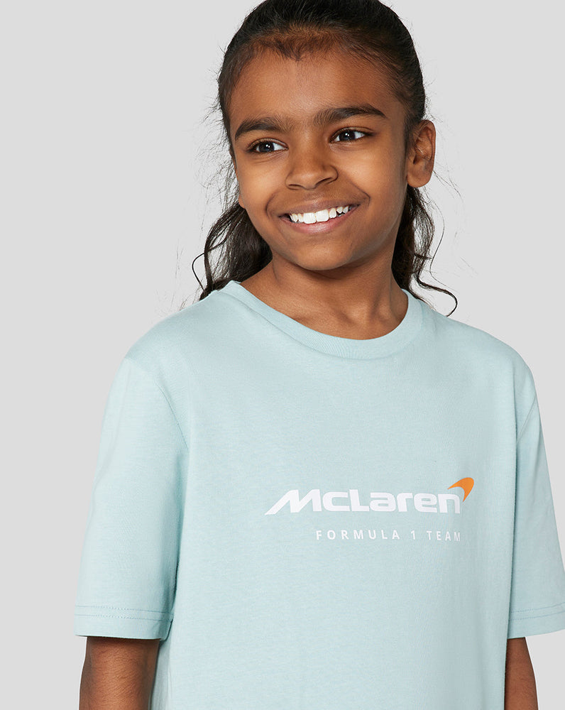 Junior McLaren Team Core Essential Camiseta - Azul Cielo