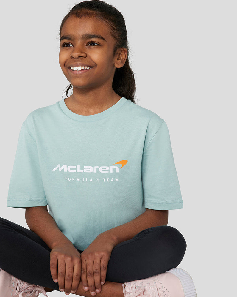 Junior McLaren Team Core Essential Camiseta - Azul Cielo