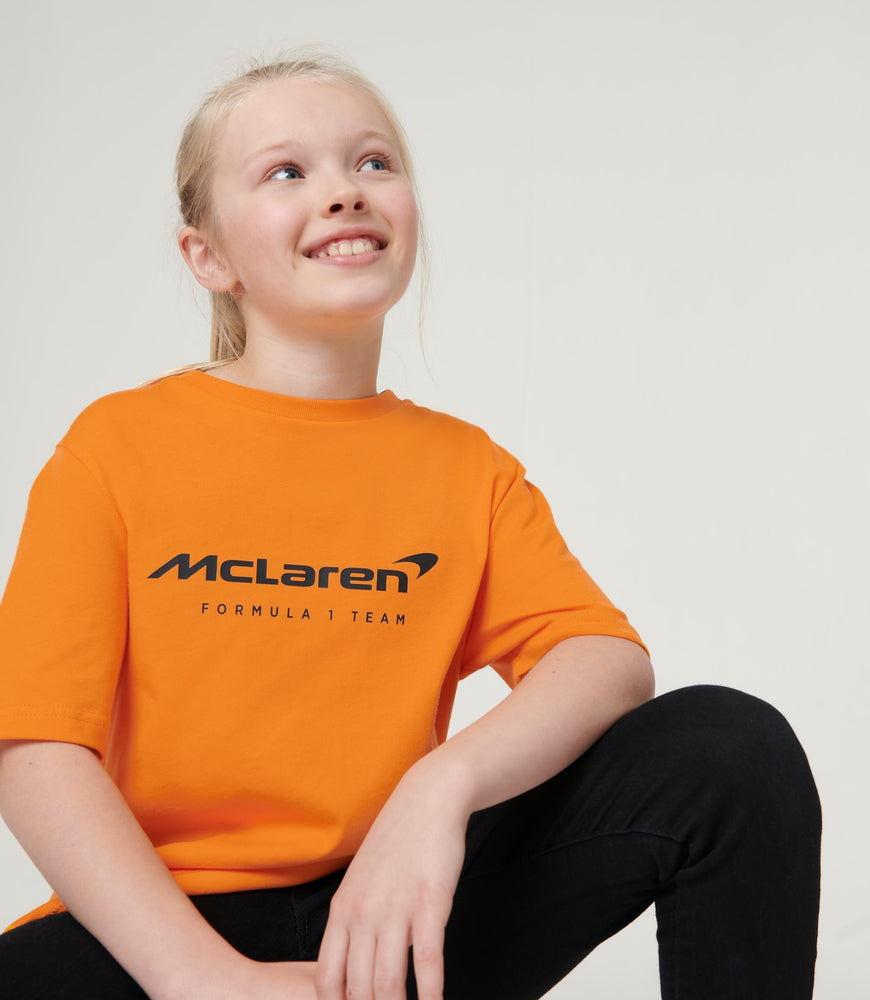 Junior Mclaren Team Core Essential Camiseta - Papaya