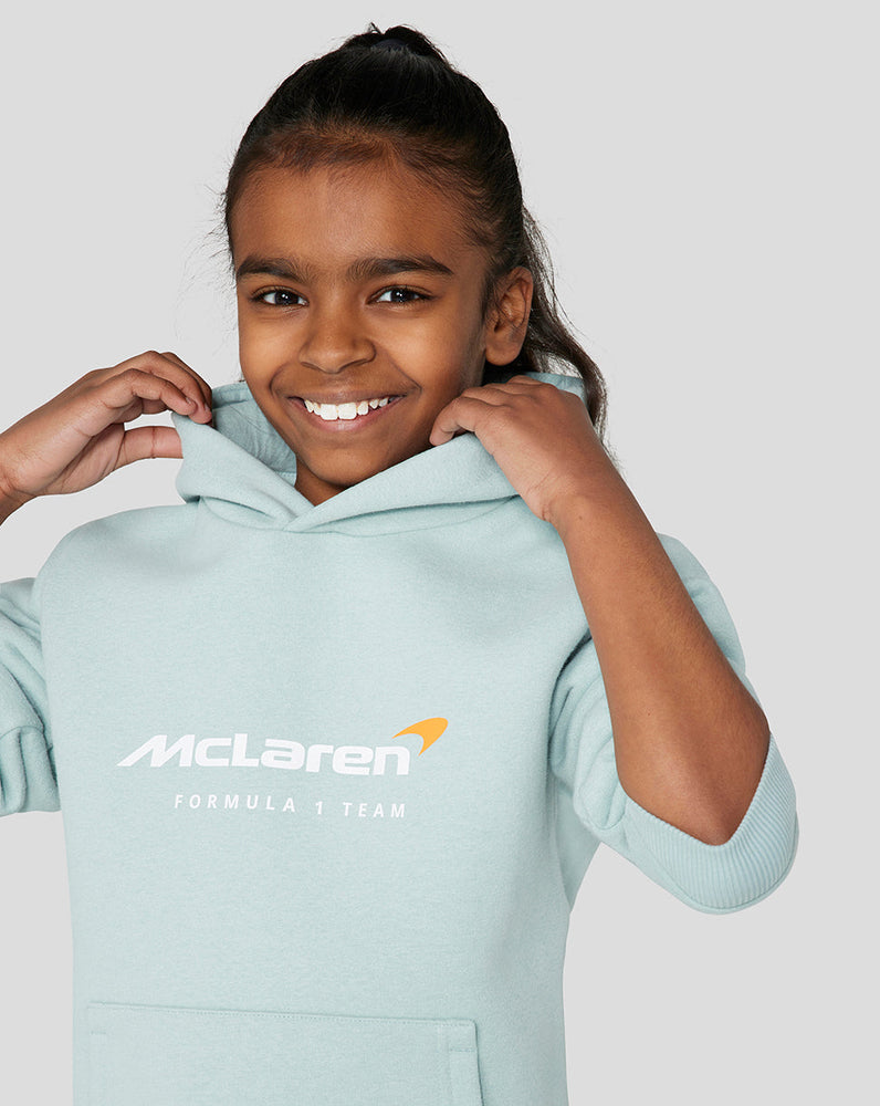 Junior McLaren Team Core Essentials Sudadera con capucha - Azul Cielo