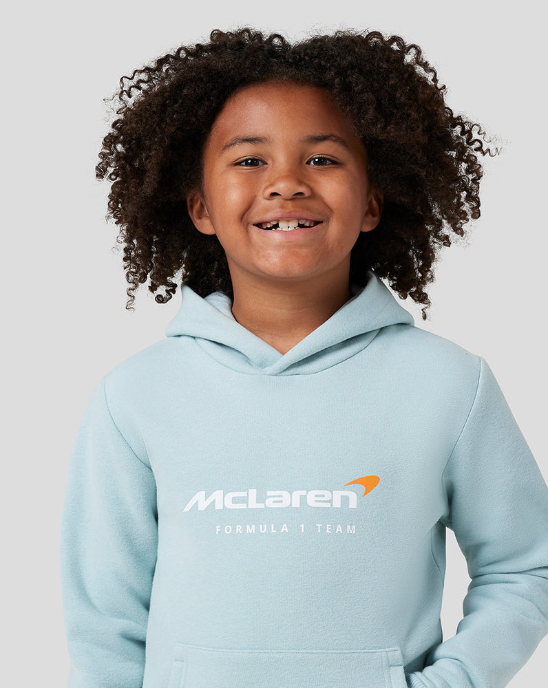 Junior McLaren Team Core Essentials Sudadera con capucha - Azul Cielo