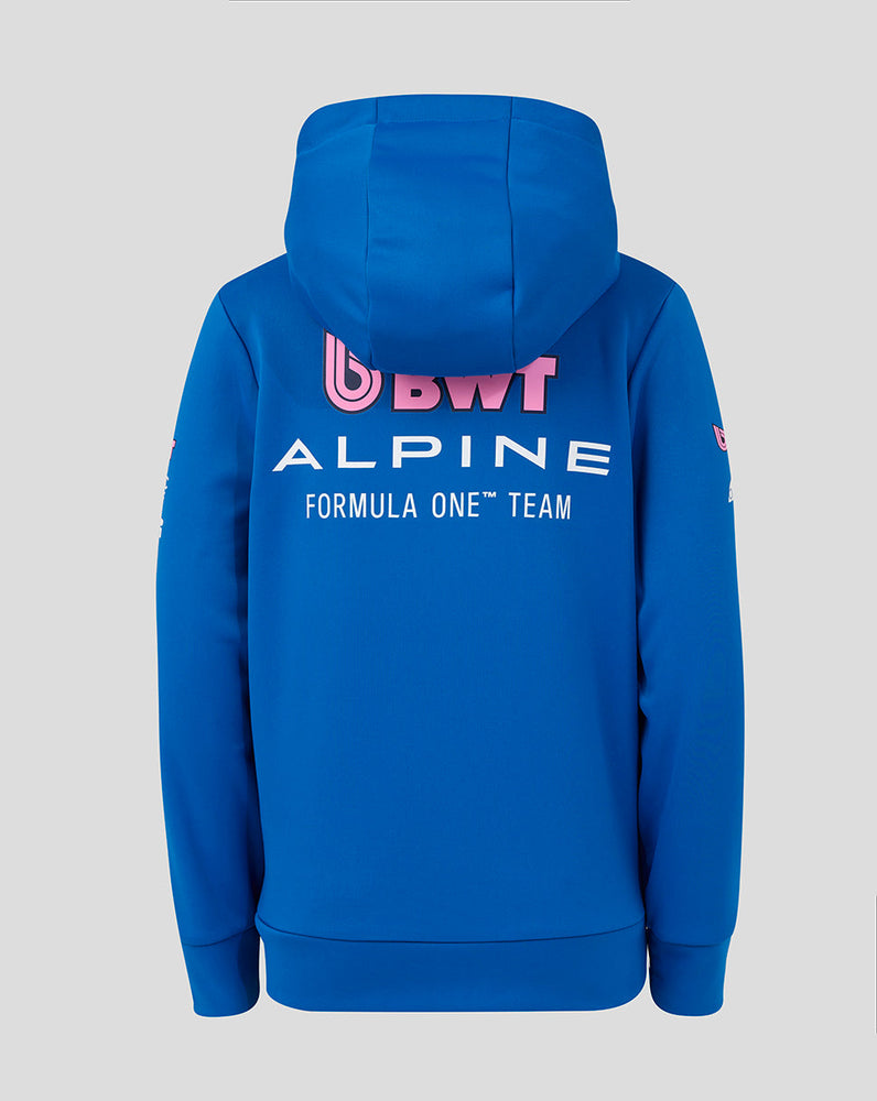 Oficial Junior BWT Alpine Formula One Team Sudadera con Capucha y Cremallera