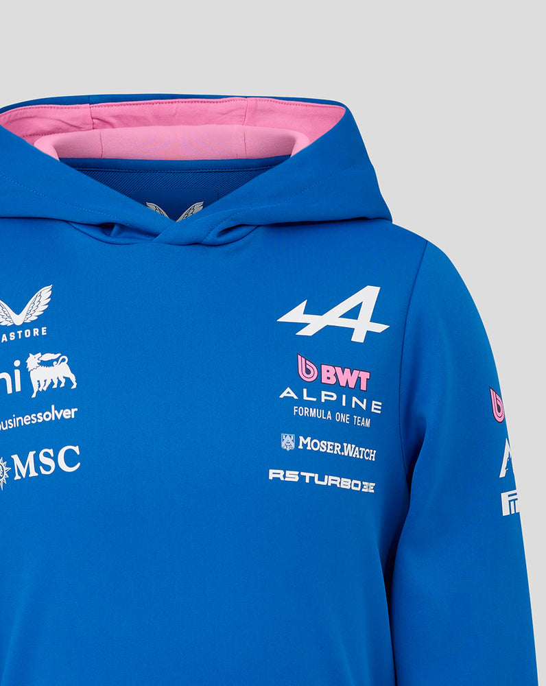Oficial Junior BWT Alpine Formula One Team Sudadera con Capucha