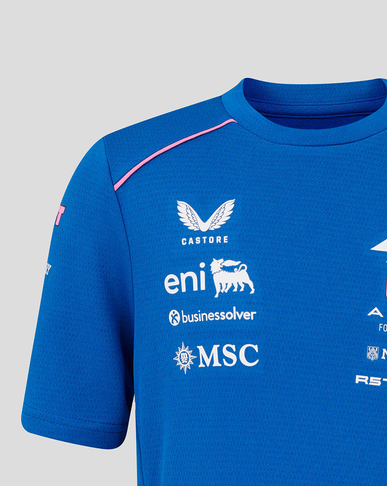 Oficial Junior BWT Alpine Formula One Team Set Up Camiseta