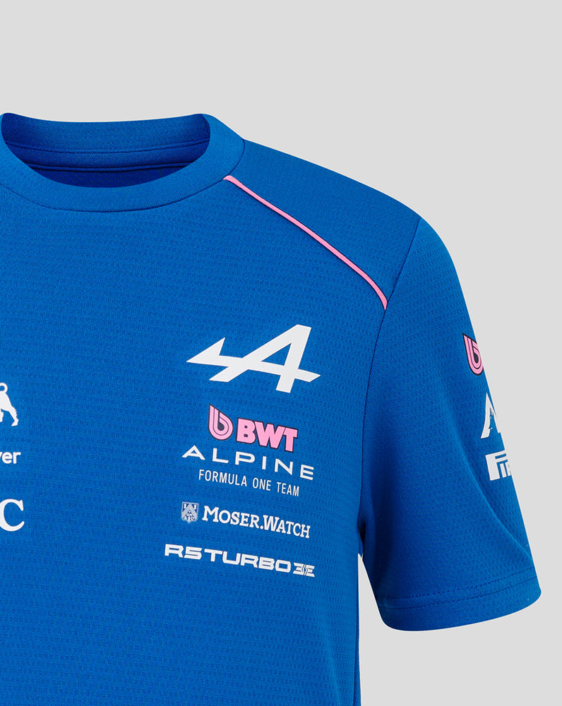 Oficial Junior BWT Alpine Formula One Team Set Up Camiseta
