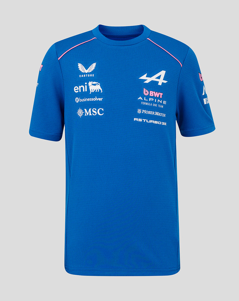 Oficial Junior Personalizada BWT Alpine Formula One Team Set Up Camiseta