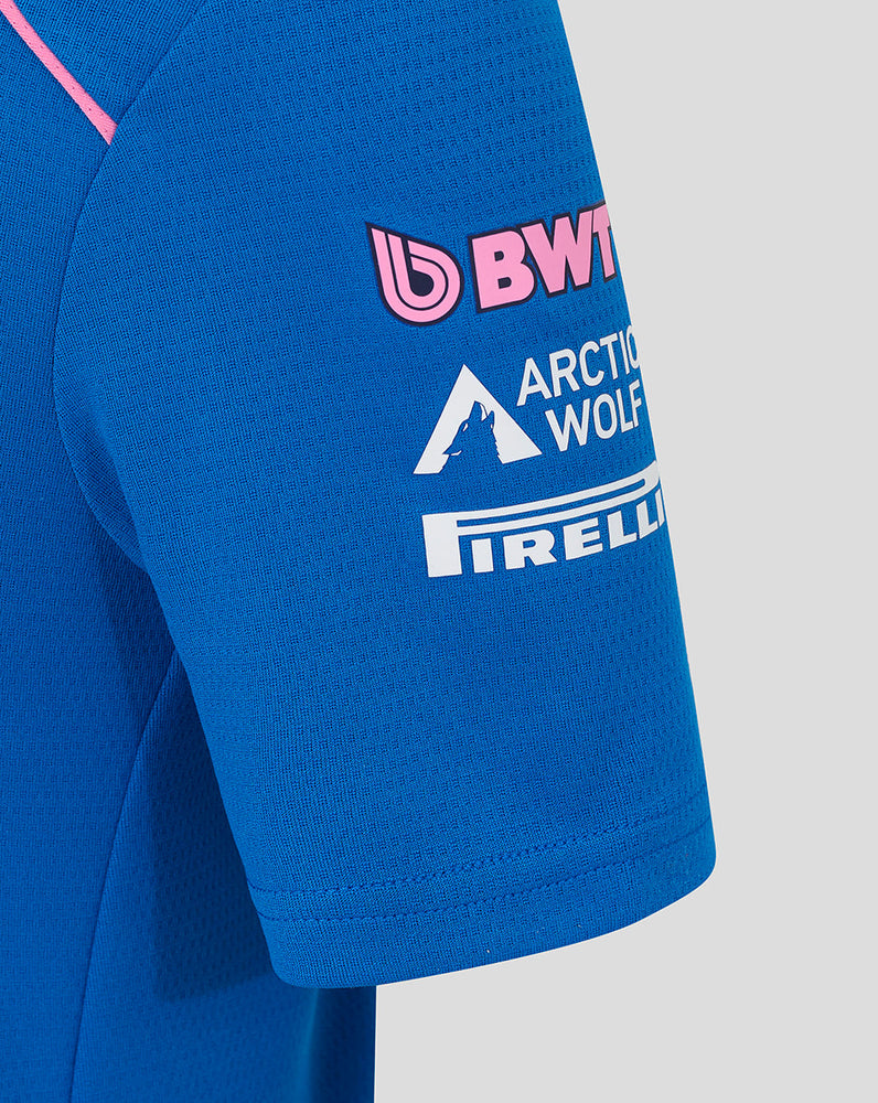 Oficial Junior Personalizada BWT Alpine Formula One Team Set Up Camiseta