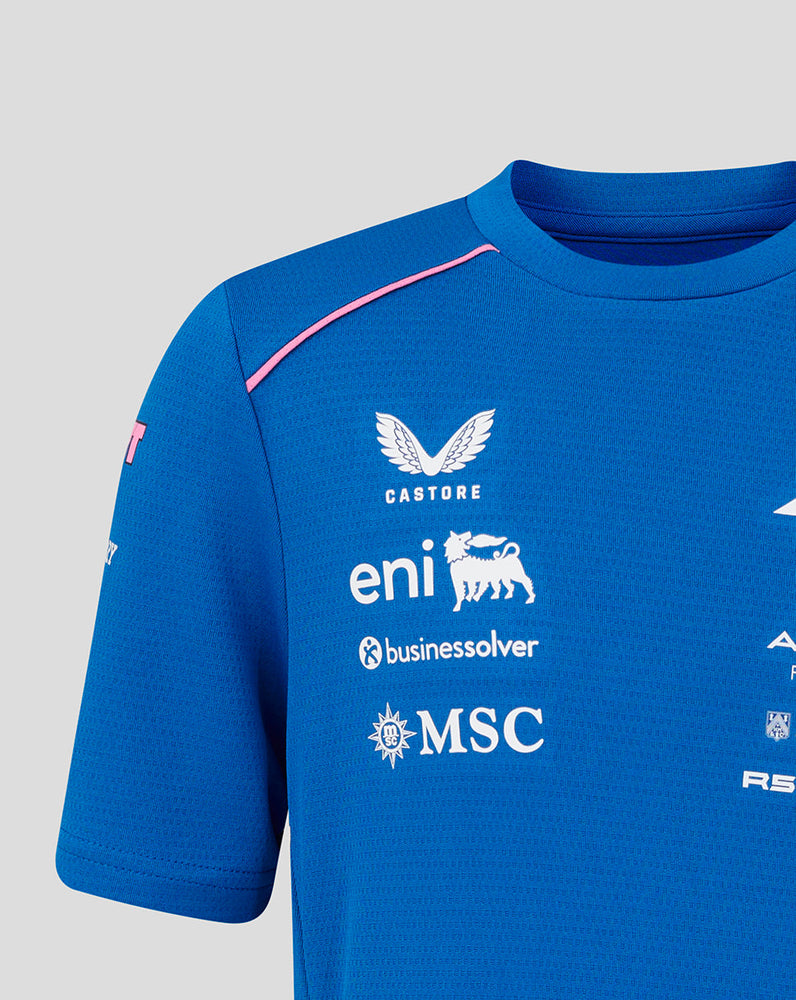 Oficial Junior Personalizada BWT Alpine Formula One Team Set Up Camiseta