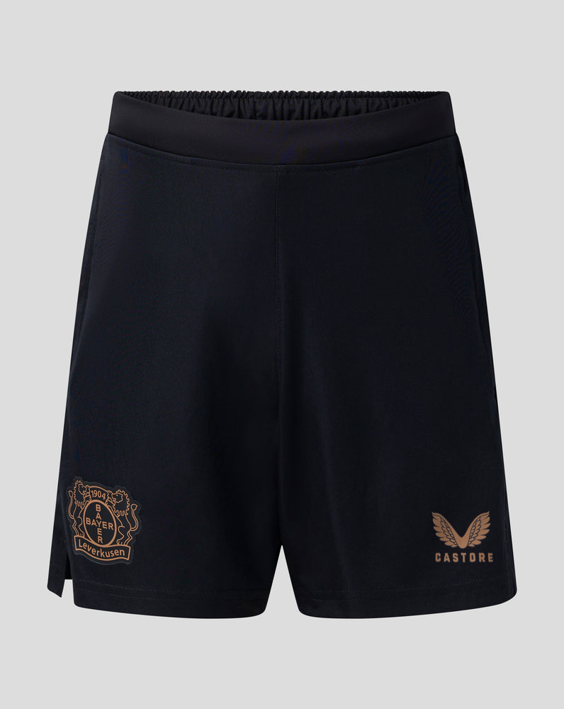 BAYER 04 LEVERKUSEN JUNIOR PANTALONES CORTOS DE ENTRENAMIENTO - CAVIAR