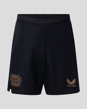 BAYER 04 LEVERKUSEN JUNIOR PANTALONES CORTOS DE ENTRENAMIENTO - CAVIAR