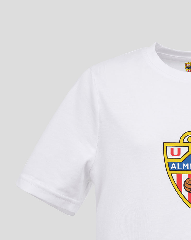 ALMERIA JUNIOR CAMISETA CORE CREST - BLANCA