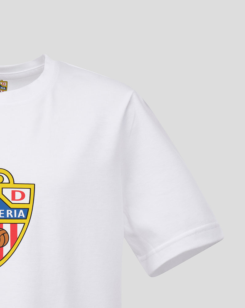 ALMERIA JUNIOR CAMISETA CORE CREST - BLANCA