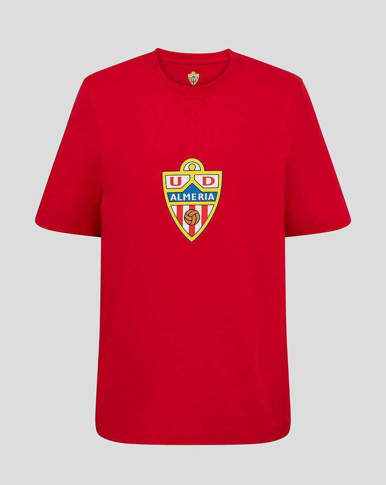 ALMERIA JUNIOR CAMISETA CON ESCUDO - ROJO