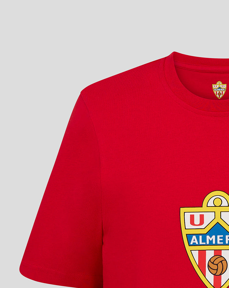 ALMERIA JUNIOR CAMISETA CON ESCUDO - ROJO