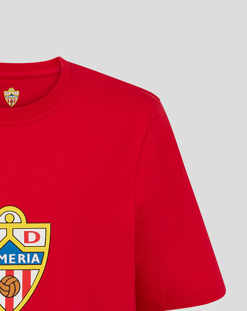 ALMERIA JUNIOR CAMISETA CON ESCUDO - ROJO