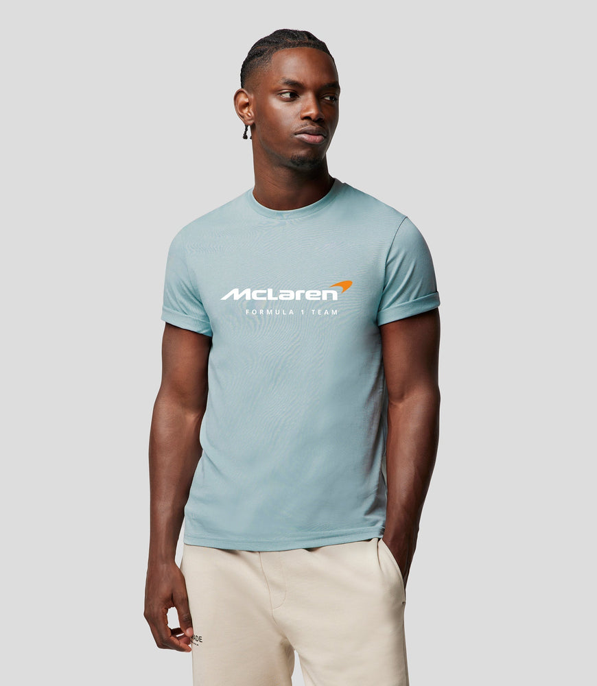 Hombre McLaren Team Core Essential Camiseta - Azul Cielo
