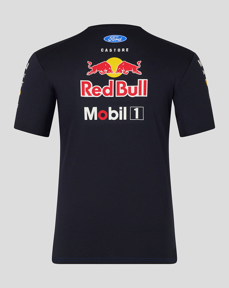 Oracle Red Bull Racing Hombre Teamline Set Up Camiseta - Night Sky / Surf The Web
