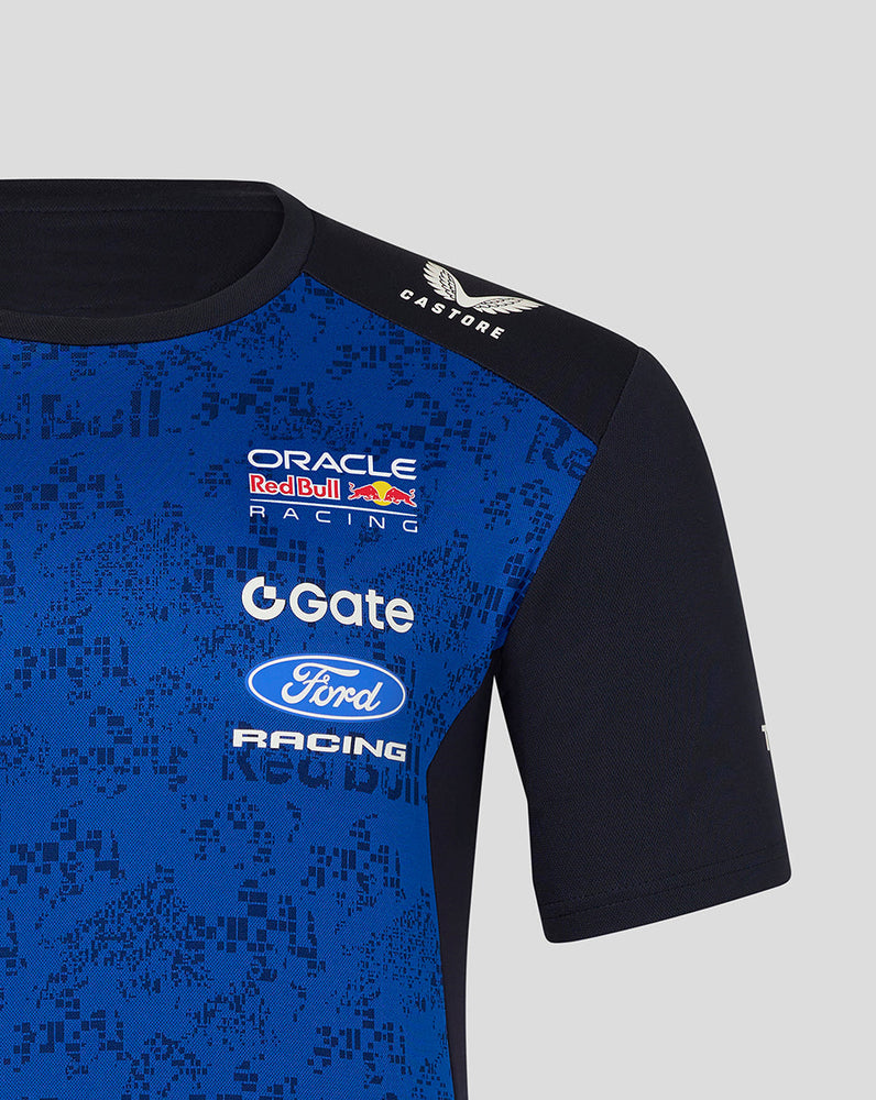 Oracle Red Bull Racing Hombre Teamline Set Up Camiseta - Night Sky / Surf The Web