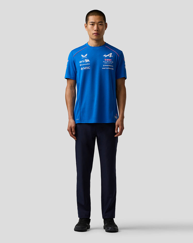 Oficial Hombre Personalizada BWT Alpine Formula One Team Set Up Camiseta