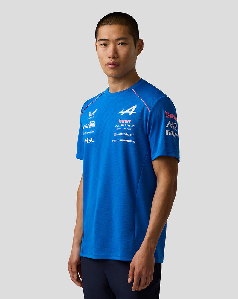 Oficial Hombre Personalizada BWT Alpine Formula One Team Set Up Camiseta