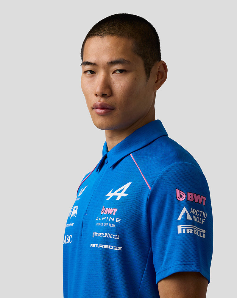 Oficial Hombre Personalizada BWT Alpine Formula One Team Polo