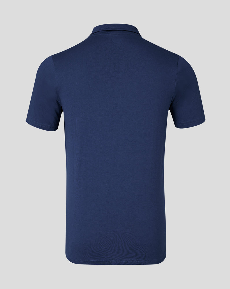 Polo de algodón para hombre - Peacoat