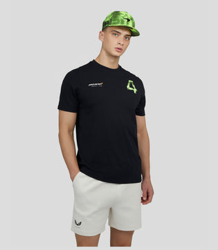 Hombre McLaren Norris Silverstone Camiseta - Negro
