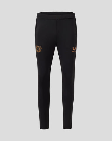 BAYER 04 04 JUGADORES HOMBRE PRO PANTALÓN DE ENTRENAMIENTO CON BOLSILLOS - CAVIAR