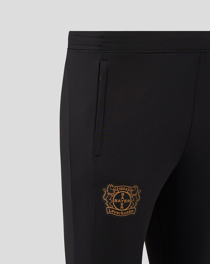 BAYER 04 04 JUGADORES HOMBRE PRO PANTALÓN DE ENTRENAMIENTO CON BOLSILLOS - CAVIAR
