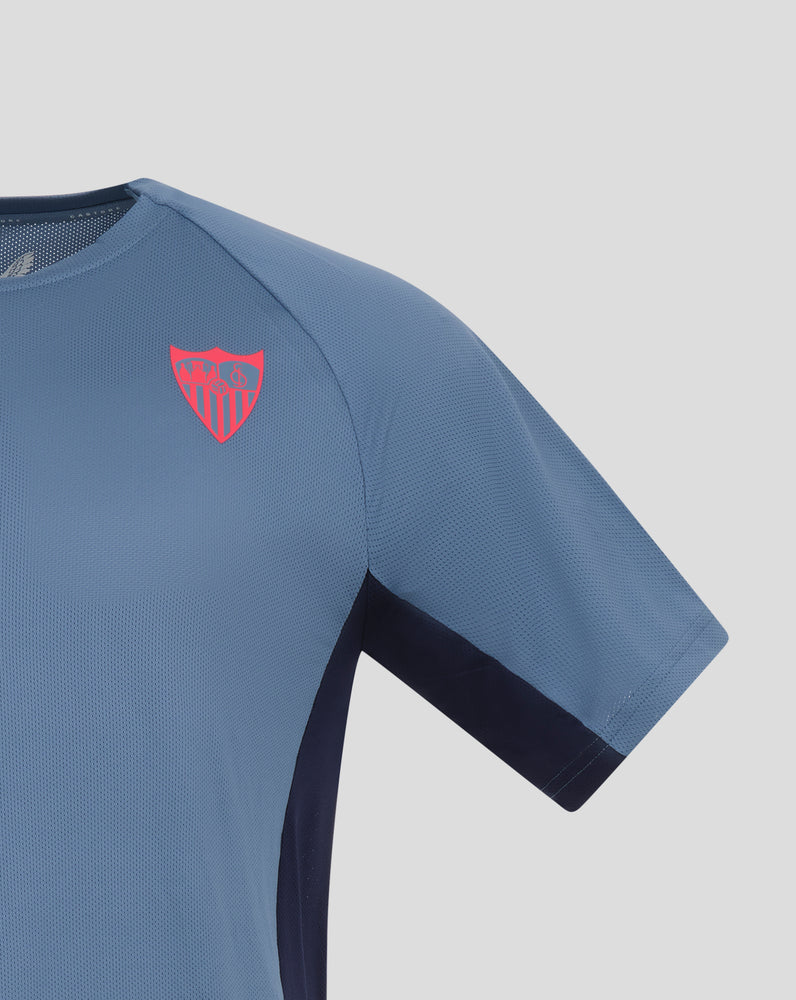CAMISETA DE MANGA CORTA DE ENTRENAMIENTO PARA JUGADORES PROFESIONALES DEL SEVILLA - AZUL