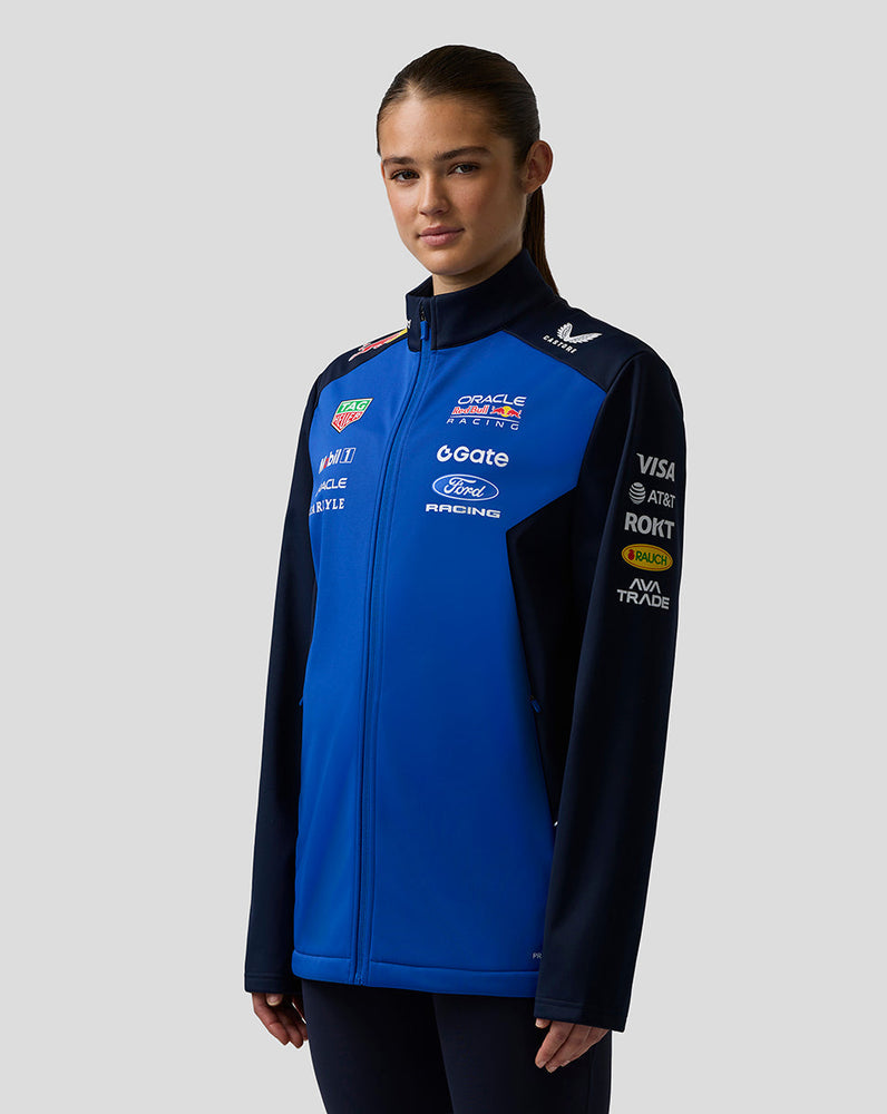Oracle Red Bull Racing Unisex Teamline Chaqueta Soft Shell - Night Sky / Surf The Web