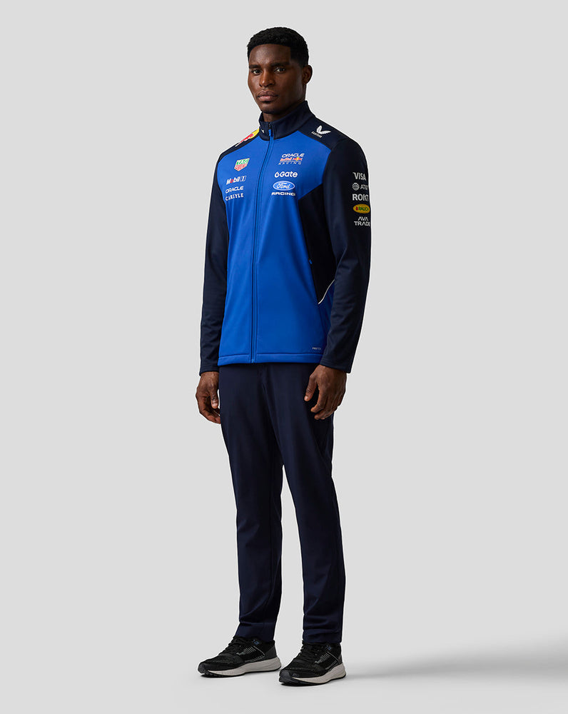 Oracle Red Bull Racing Unisex Teamline Chaqueta Soft Shell - Night Sky / Surf The Web