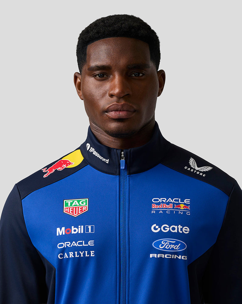 Oracle Red Bull Racing Unisex Teamline Chaqueta Soft Shell - Night Sky / Surf The Web