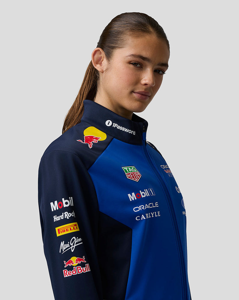 Oracle Red Bull Racing Unisex Teamline Chaqueta Soft Shell - Night Sky / Surf The Web