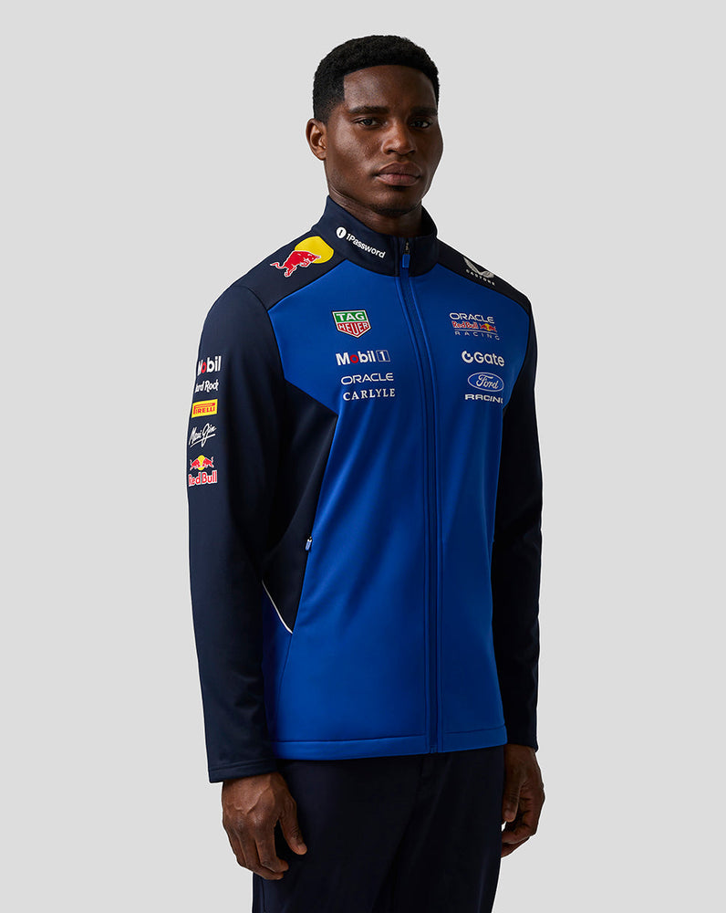 Oracle Red Bull Racing Unisex Teamline Chaqueta Soft Shell - Night Sky / Surf The Web