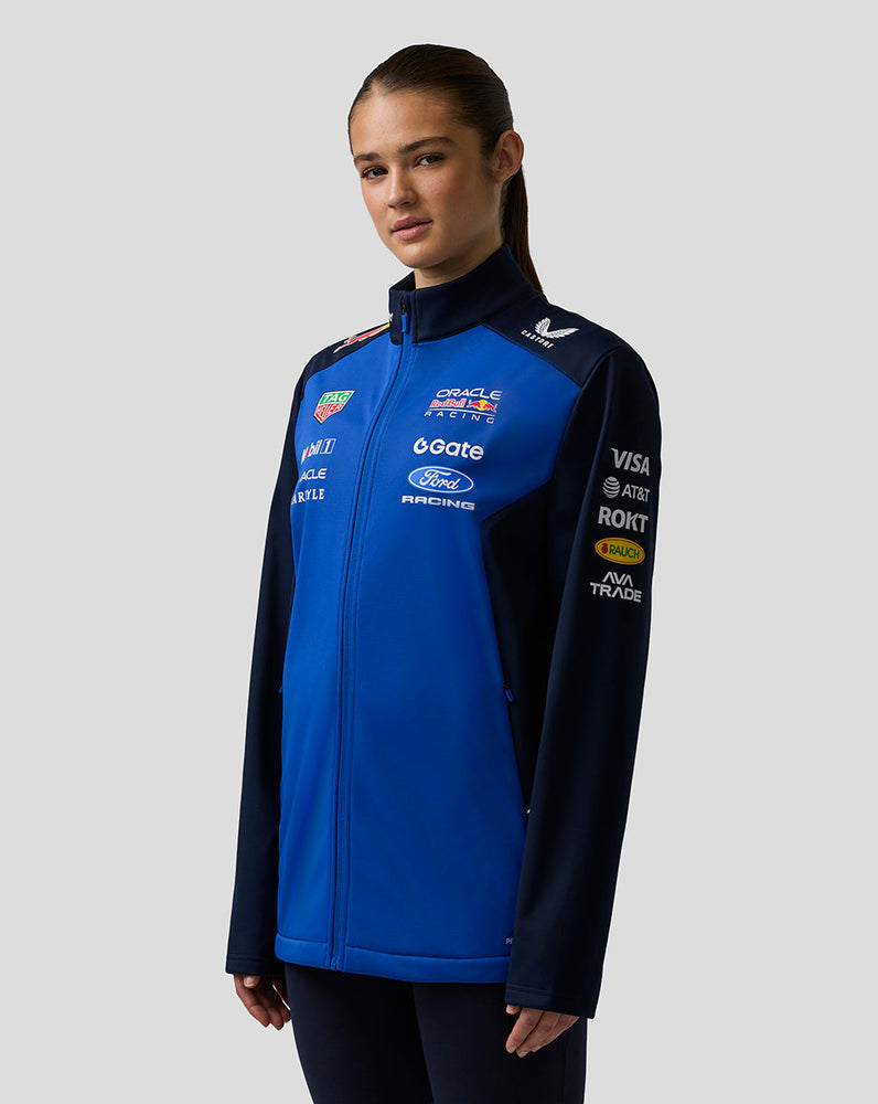 Oracle Red Bull Racing Unisex Teamline Chaqueta Soft Shell - Night Sky / Surf The Web