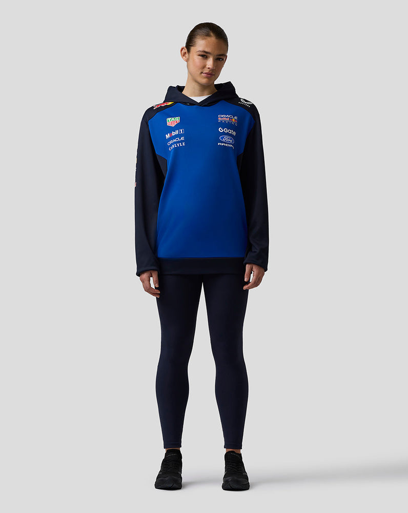 Oracle Red Bull Racing Unisex Teamline Sudadera con Capucha - Night Sky / Surf The Web