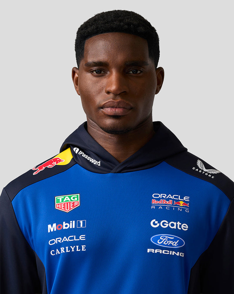 Oracle Red Bull Racing Unisex Teamline Sudadera con Capucha - Night Sky / Surf The Web