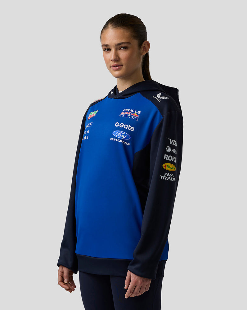 Oracle Red Bull Racing Unisex Teamline Sudadera con Capucha - Night Sky / Surf The Web