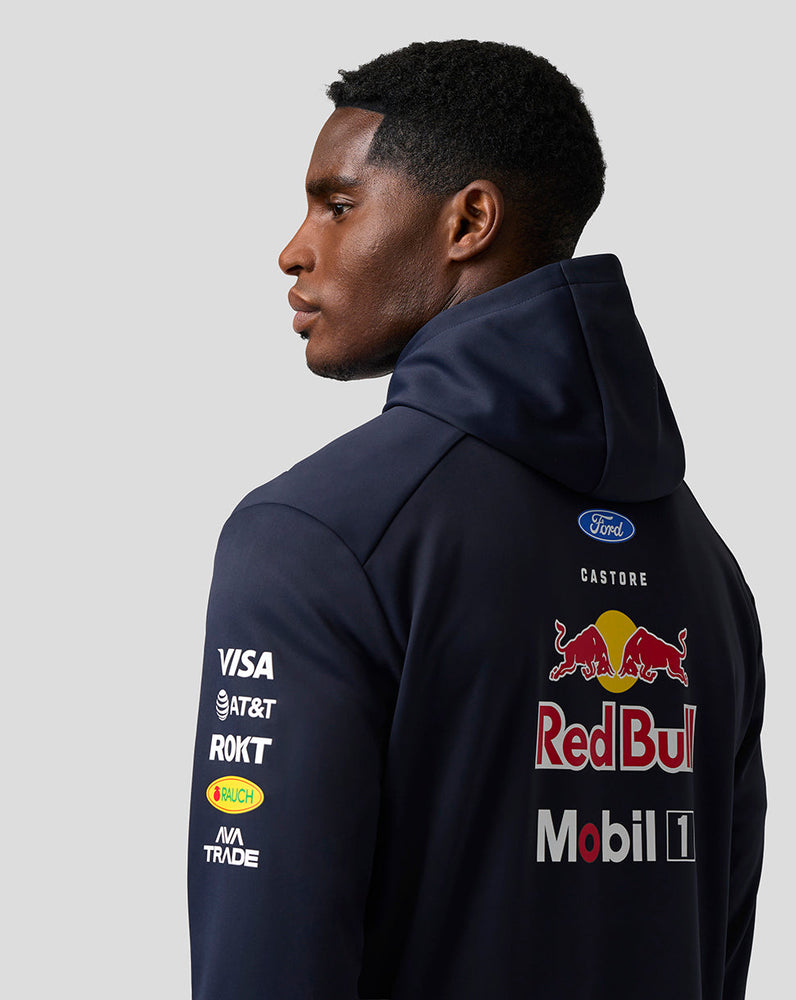 Oracle Red Bull Racing Unisex Teamline Sudadera con Capucha - Night Sky / Surf The Web