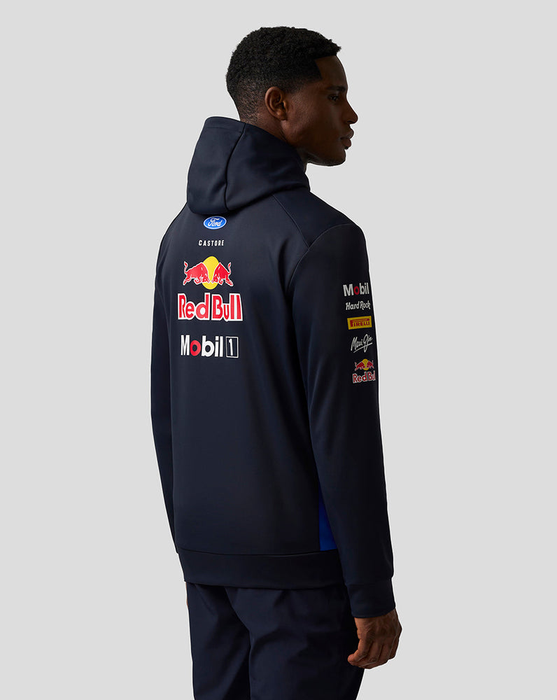 Oracle Red Bull Racing Unisex Teamline Sudadera con Capucha y Cremallera - Night Sky / Surf The Web