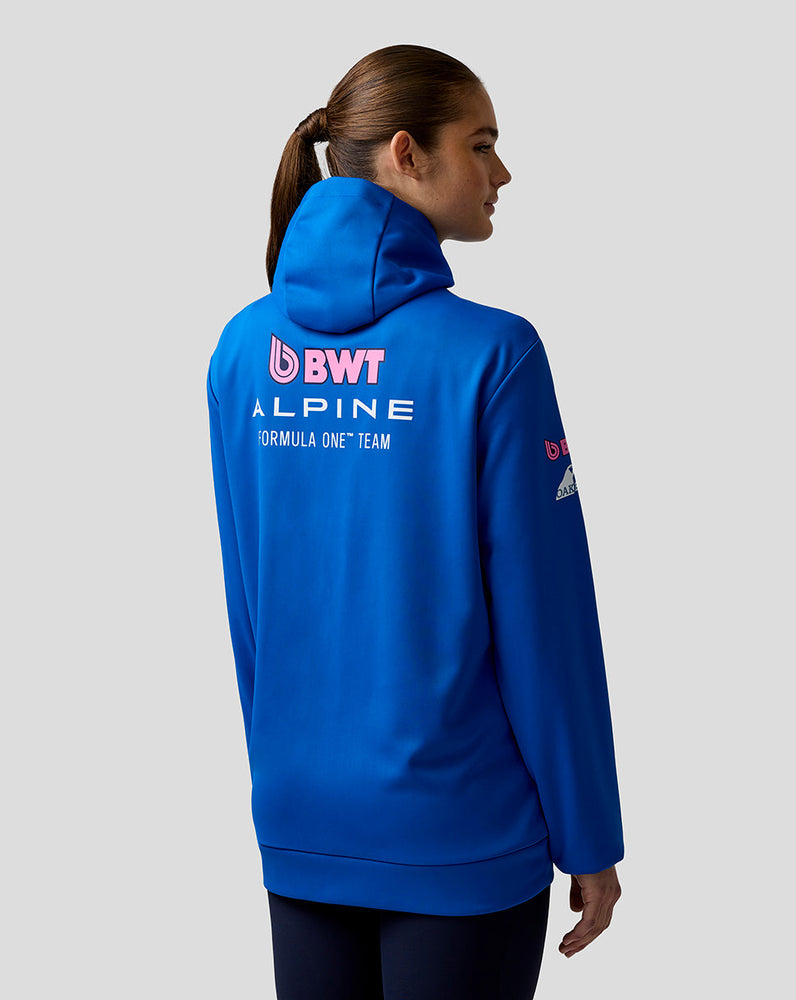 Oficial Unisex BWT Alpine Formula One Team Sudadera con Capucha y Cremallera