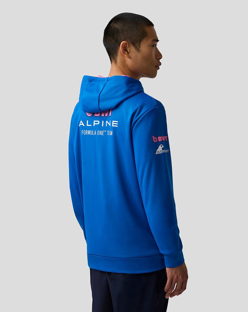Oficial Unisex BWT Alpine Formula One Team Sudadera con Capucha y Cremallera