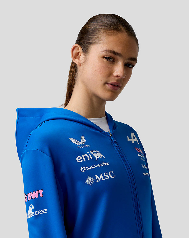 Oficial Unisex BWT Alpine Formula One Team Sudadera con Capucha y Cremallera