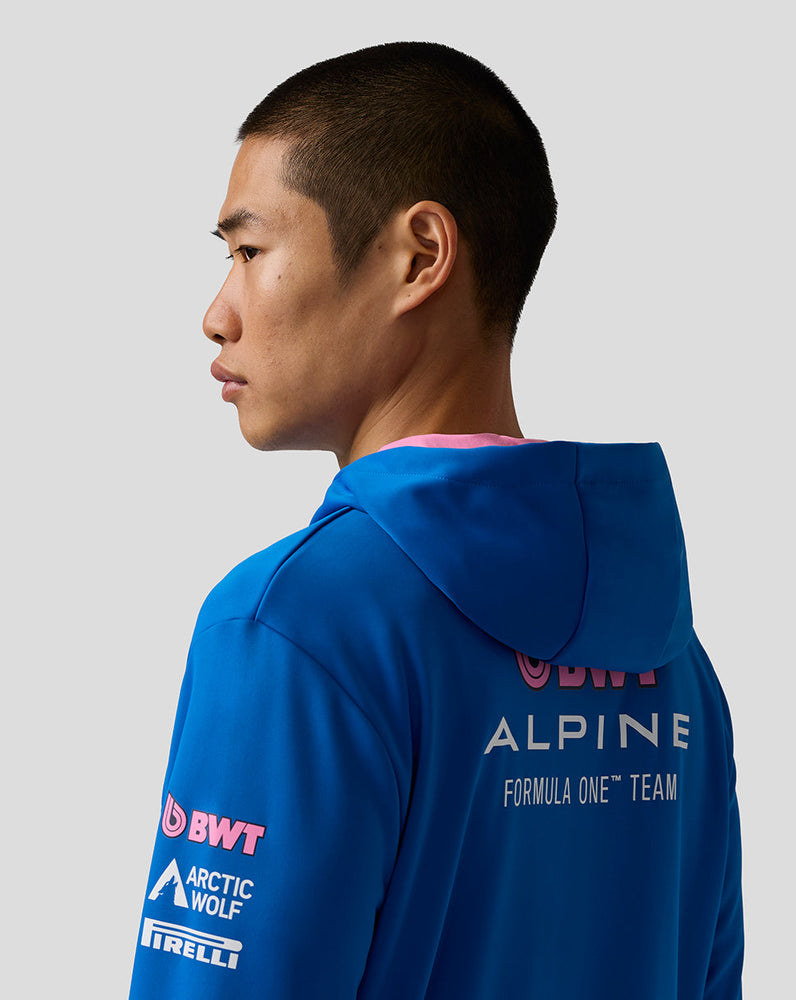 Oficial Unisex BWT Alpine Formula One Team Sudadera con Capucha y Cremallera