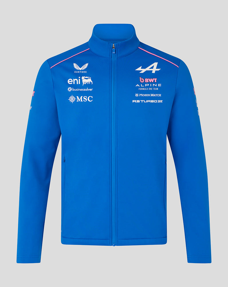 Oficial Unisex BWT Alpine Formula One Team Soft Shell Chaqueta