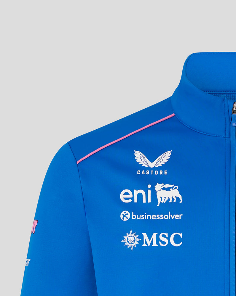Oficial Unisex BWT Alpine Formula One Team Soft Shell Chaqueta