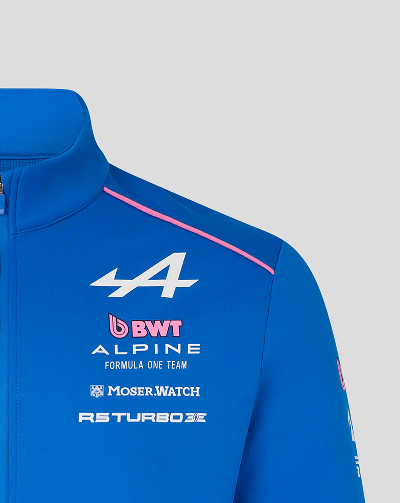 Oficial Unisex BWT Alpine Formula One Team Soft Shell Chaqueta